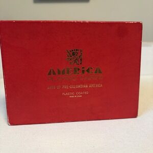 Vintage Fournier America Playing Cards - Arts Of Pre-Columbian America 2 Decks